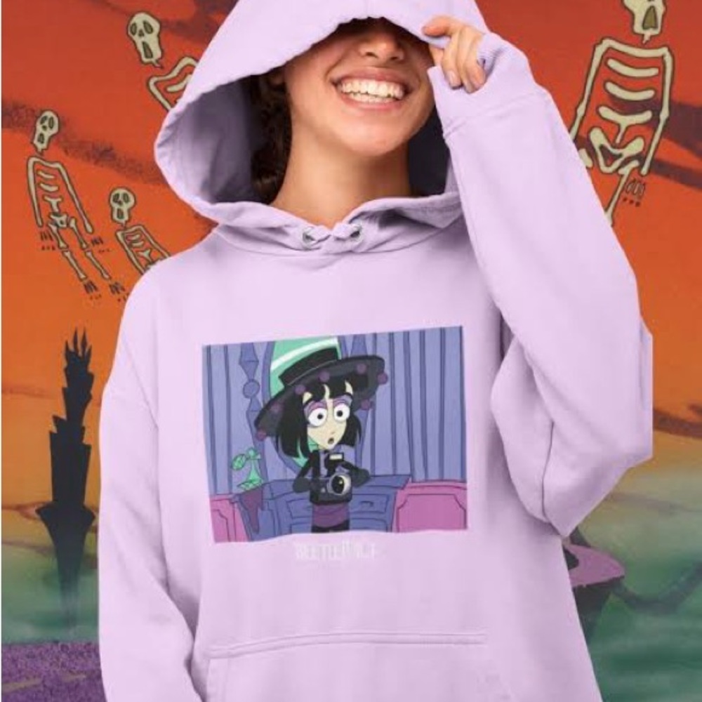 Retrokid x Beetlejuice Lydia Deetz Graphic Hoodie